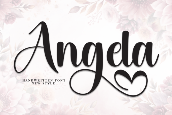 Angela: A Stylish Script Font for Creative Projects