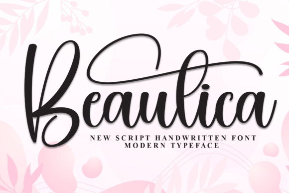 Beautica: A Stylish Script Font for Elegant Design