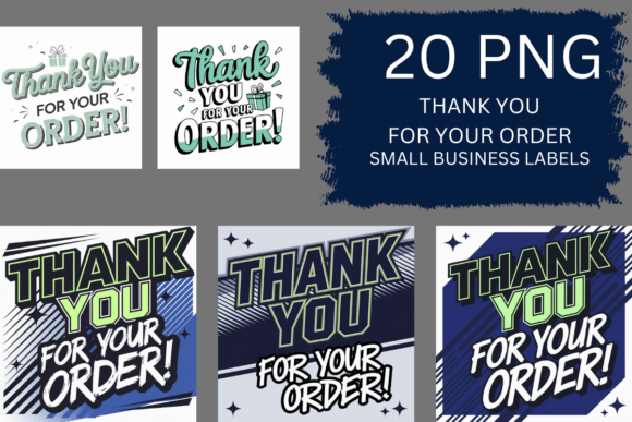 Retro Thank You Graphics for Small Business