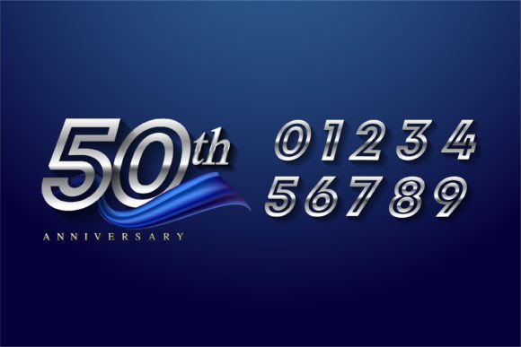 Sets of Silver Anniversary Logo for Meaningful Celebrations