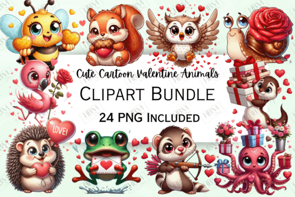 Watercolor Valentine's Day Balloons: A Versatile and Romantic Clipart Collection
